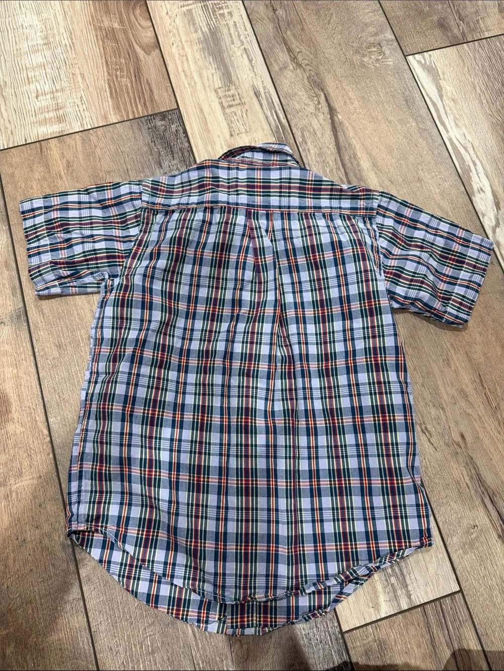 Ralph Lauren Short-Sleeve Plaid Button-Down Size 4T
